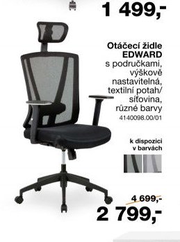Otáčecí židle EDWARD
