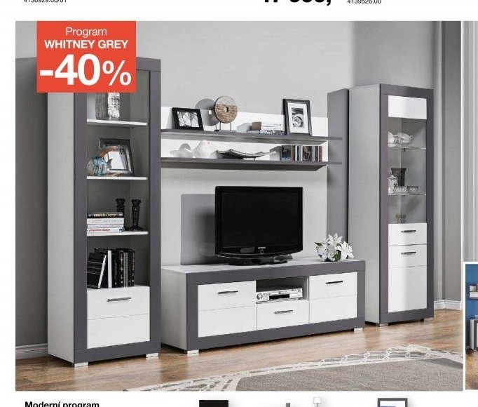 Moderní program (obývací stěna) - Sconto nábytek akcniletaky.com