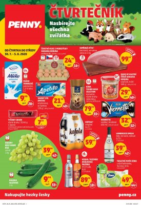 akční leták Penny Market 30.7.2020-5.8.2020