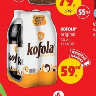 Kofola original 4x 2 l