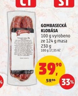 GOMBASECKÁ KLOBÁSA