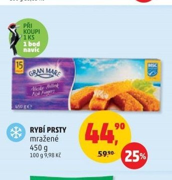 Rybí prsty mražené