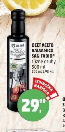 OCET ACETO BALSAMICO SAN FABIO