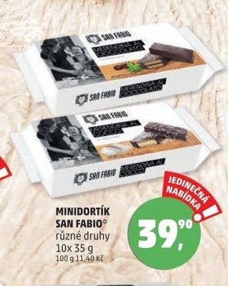 Minidortík San Fabio různé druhy 10x 35 g