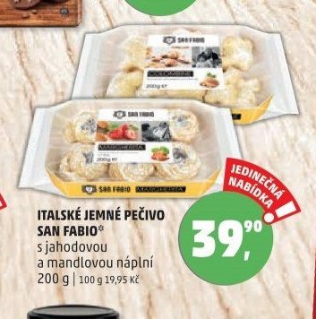 ITALSKÉ JEMNÉ PEČIVO SAN FABIO