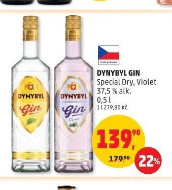Dynybyl Gin Special Dry, Violet 0,5 l