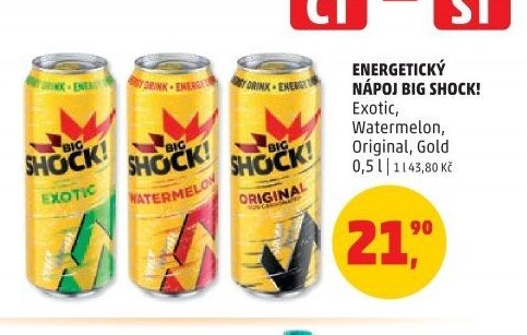 Energetický nápoj Big Shock!