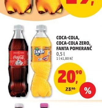 Coca-Cola, Coca-Cola Zero, Fanta pomeranč