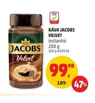 Káva Jacobs Velvet instantní