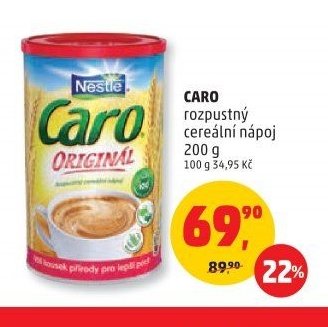 Caro rozpustný cereální nápoj