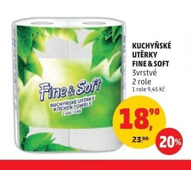 Kuchyňské utěrky Fine & Soft