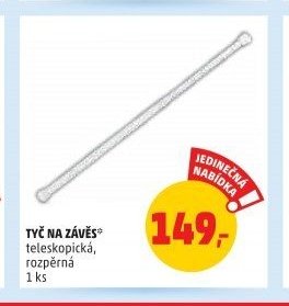 Tyč na závěs teleskopická