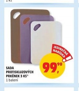 Sada protiskluzových prkének 3 ks