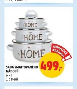 Sada smaltovaného nádobí