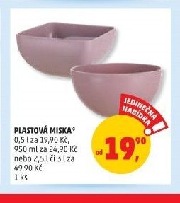 Plastová miska