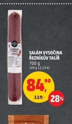 SALÁM VYSOČINA ŘEZNÍKŮV TALÍŘ
