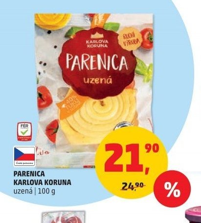 PARENICA KARLOVA KORUNA uzená