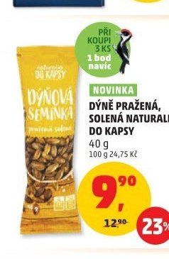 DÝŇOVÁ SEMÍNKA SOLENÁ NATURALIA DO KAPSY 40 g