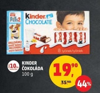 Kinder čokoláda 100g