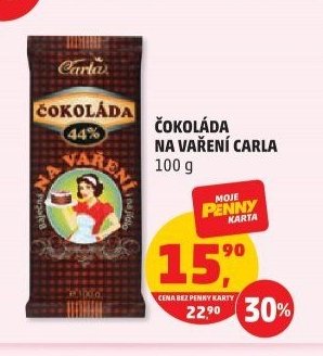 ČOKOLÁDA NA VAŘENÍ CARLA