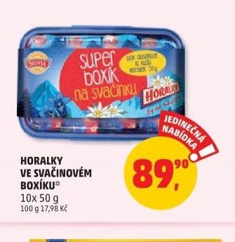 HORALKY VE SVAČINOVÉM BOXÍKU