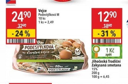 Vejce Podestýlková M