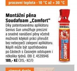 Montážní pěna Soudafoam „Comfort“