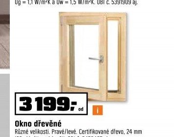 Okno dřevěné