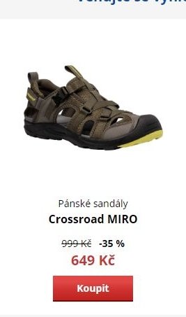 Pánské sandály Crossroad MIRO