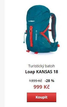 Turistický batoh Loap KANSAS 18