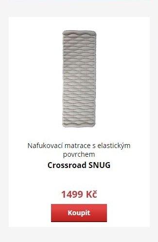 Nafukovací matrace Crossroad SNUG