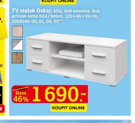 TV stolek Oskar - ASKO akcniletaky.com
