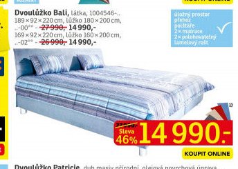 Dvoulůžko Bali - ASKO akcniletaky.com