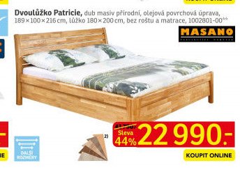 Dvoulůžko Patricie - ASKO akcniletaky.com