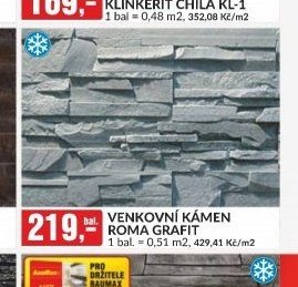 VENKOVNÍ KÁMEN ROMA GRAFIT - bauMax akcniletaky.com