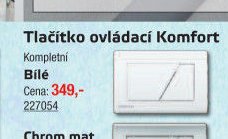 Tlačítko ovládací Komfort Bílé