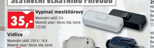 Vypínač mezišňůrový