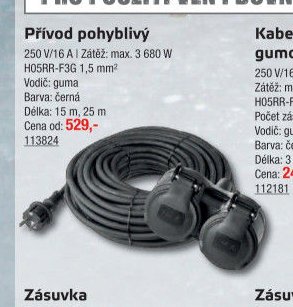 Přívod pohyblivý