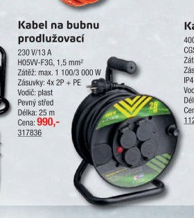 Kabel na bubnu prodlužovací