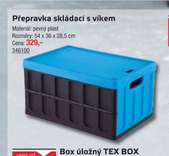 Přepravka skládací s víkem