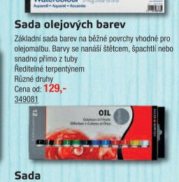 Sada olejových barev