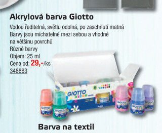 Akrylová barva Giotto