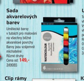 Sada akvarelových barev