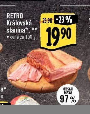 RETRO Královská slanina