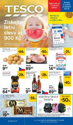 akční leták Tesco 5.8.2020-11.8.2020