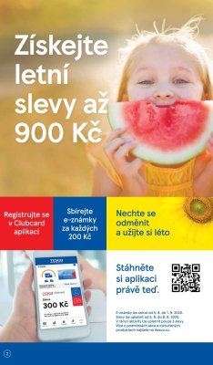 akční leták Tesco 5.8.2020-11.8.2020