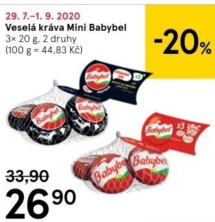 Sýr Mini Babybel Veselá kráva - Tesco akcniletaky.com