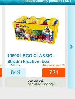 10696 LEGO CLASSIC - Střední kreativní box