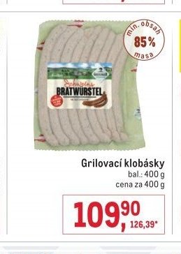 Grilovací klobásky