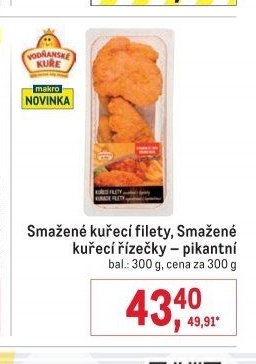 Smažené kuřecí filety, Smažené kuřecí řízečky – pikantní